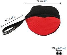 Nobleza Dingo Gear dresūros kamuolys šunims, raudonas, 16 cm