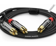 Nobsound 1x2 Rca audio kabelis, paauksuotas, 1m