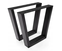 Noggi Metalinės stalo kojos, skirtos lofto, industrinio stiliaus stalui, V formos, 2 vnt., 44x40cm
