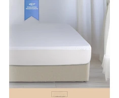 Čiužinys Nomads textile comfortguard neperšlampamas čiužinio užvalkalas 200 x 200 cm, 100% medvilnė, laidus orui ir drėgmei, 200 x 200 cm čiužinio apsauga, 200 x 200 cm čiužinio apsauga, skalbiamas paklotas nuo šlapimo