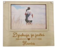 None Nuotraukų rėmelis dovana dienos graviruotas fanera