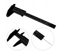 Nonijinė slankmačio matuoklė tradicinė 150 mm plastikinė