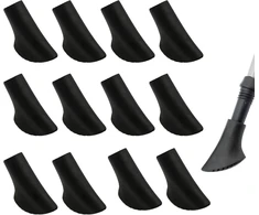 Nordic Walking antgaliai, 12 vnt./6 poros, aukštos kokybės guminiai amortizatoriai asfaltui ir bekelei, suderinami su visais standartiniais Nordic Walking ir žygio lazdomis, 10 mm skersmens