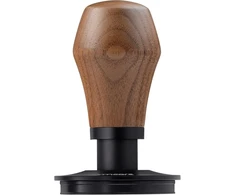Normcore Espresso kavos grūstuvas v4 spyruoklinis grūstuvas su titano pvd danga, rifliuotu pagrindu, 15lb/25lb/30lb keičiamomis spyruoklėmis, tikra amerikietiško riešutmedžio rankena, 58 mm