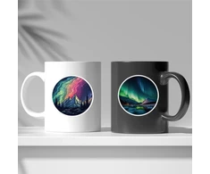 Northern Lights lipdukų rinkinys, 50 vnt., miela dekoracija automobiliui, nešiojamam kompiuteriui, riedlentei, dviračiui, mopedui, motociklui, kompiuteriui, tinkamas suaugusiems ir vaikams