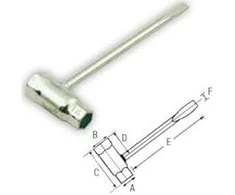 Northwood žvakės kombinuotas raktas 13/19mm