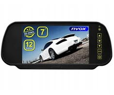 Automagnetola Nvox automobilinis galinio vaizdo veidrodėlis monitorius 7 colių atbulinės eigos kameroms 12v 24v