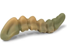 Nylabone, itin stiprus kramtymo efektas, aligatoriaus uodega, šunų žaislas pagamintas iš patvaraus nailono, vištienos skonio, didelis, šunims iki 23 kg