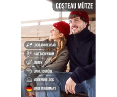 Nytted® Trumpa "fisherman" kepurė iš 100% vilnos, pagaminta Vokietijoje