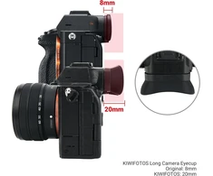 Objektyvas Kiwifotos okuliaras, skirtas sony alpha a7 iv a7s iii, pakeičia sony fda-ep19 okuliarą
