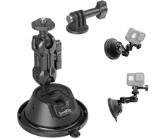Objektyvas Smallrig dvigubo sluoksnio siurbtukas, skirtas Gopro Hero 12/11/10/9, Dji Osmo Action/procket, Insta360 X3, tvirtinamas ant priekinio stiklo arba automobilio lango - 4193