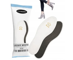 Odiniai vidpadžiai Leder Baltas Corbby, dydis 35-36
