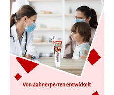 Odol-med3 dantų pasta pieniniams dantims sveikiems pieniniams dantims iki 6 metų, 50 ml, odol-med3 dantų pasta vaikams, sudaryta iš 95% natūralios kilmės ingredientų (2 pakuotės)