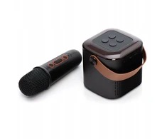 Kompiuterio kolonėlės Oem 1mcz Ws-y1 karaoke rinkinys Bluetooth mikrofonas ir garsiakalbis juodas