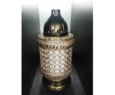 OEM žvakių laikiklis GLAMOUR no. 5, 37 cm, auksinis