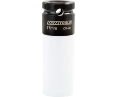 Oemtools, 24469 specialus ratų varžtų lizdas - 1/2" pavara 17 mm gėlių profilis tinka mercedes ratų veržlėms - smūgiams atsparus metrinis su paviršiaus apsaugos apvalkalu