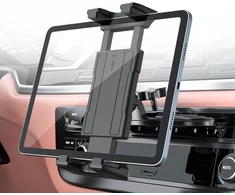 Ohlpro cd lizdo planšetinio kompiuterio laikiklis automobiliui, 360° universalus ipad cd laikiklis, cd lizdo planšetinio kompiuterio laikiklis automobiliui, cd lizdo automobilinis mobiliojo telefono laikiklis, skirtas ipad, galaxy tab, switch, iphone 5-13