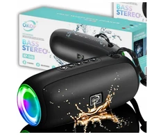 Kompiuterio kolonėlės Okop Bluetooth Tuba Led nešiojama belaidė kolonėlė su stipriais žemaisiais dažniais Rgb