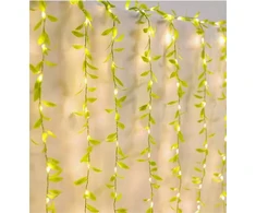 Oldbro dekoratyvinė girlianda 180 Led šiltai balta, 3x1m 10 linijų 8 režimai, 220v