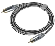 Oluote Rca audio žemų dažnių garsiakalbio kabelis, 1,5 m, koaksialinis skaitmeninis audio kabelis, stereo, skirtas namų kinui, Hdtv, stiprintuvo garsiakalbiui