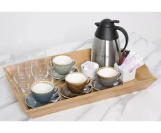 Olympia Kiln Smoke kapučino kavos puodeliai 230 ml/8 oz (6 vnt.) tinka Gp331, Gp347, Gp363, Gp479, Hc391 - Hc390 lėkštutėms