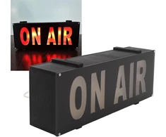 On Air ženklas Led retro šviestuvas, On Air įrašų studijos šviestuvai ir dekoracija, Led mygtuko valdymas On Air ženklo šviestuvas namų dekoravimui
