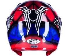 One by Camamoto | Spiderman šalmas vaikams, patvirtintas motociklams ir paspirtukams, dydis Xl (53-54 cm), mikrometrinis užsegimas, junior