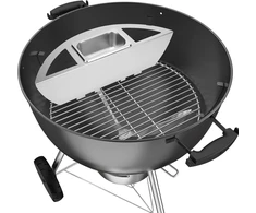 Onlyfire Virdulio rūkykla, skirta Weber 57 cm virdulio griliams, rūkyklos dėžė, rūkymo dėžė, rūkymo nerūdijantis plienas su vandens indu, rūkyklos dėžė, skirta 57 cm skersmens virdulio griliams ir anglies griliams, lėtas rūkymas