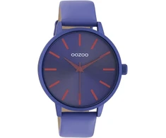 Oozoo moteriškas laikrodis su odiniu dirželiu Color Line, 42 mm skersmens, įvairių variantų