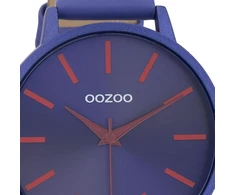 Oozoo moteriškas laikrodis su odiniu dirželiu Color Line, 42 mm skersmens, įvairių variantų