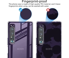 Oprimio Crystal Clear dėklas, skirtas Sony Xperia 1 Iv [silikoninis dėklas] [100 % skaidrus] [pagamintas iš vokiškų medžiagų] [itin plonas] skaidrus telefono dėklas, skirtas Sony Xperia 1 Iv