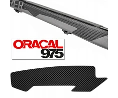 Orafol 975 Apsauginė plėvelė dviračio rėmui po grandine, grandinės apsauga nuo smūgių, 20 cm