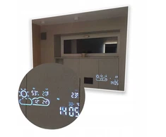 Orai stotis su wifi ir jungikliu, priedas prie led veidrodžio