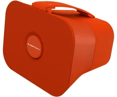 Kompiuterio kolonėlės Orange Supertooth Disco 4 belaidė nešiojama bluetooth ir Nfc garsiakalbių sistema su 3.5 mm lizdu - juicy oranžinis