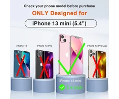 Oretech magnetinis dėklas, skirtas iphone 13 mini, mobiliojo telefono dėklas iphone 13 mini, suderinamas su mag-safe, su 2 ekrano apsaugomis, atsparus smūgiams, atsparus įbrėžimams, apsauginis dėklas, skaidrus dėklas