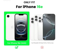 Ornarto silikoninis dėklas, skirtas iphone 16e (2025) 6.1 colio, plonas mobiliojo telefono dėklas iphone 16e, pagamintas iš skysto silikono, atsparus įbrėžimams ir smūgiams apsauginis dėklas iphone 16e dėklas (2025) - rožinis