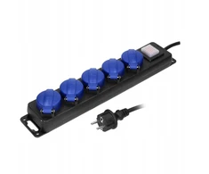 Orno Vonios kambario virtuvės Ip44 prailgintuvas dirbtuvėms 3m 3x1,5mm² 3680w
