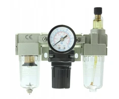 Oro filtras su reduktoriumi ir alyvuote 1/4'' Fc