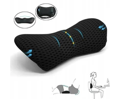 Ortopedinė juosmens pagalvė miegui, automobiliui, kėdei, memory foam