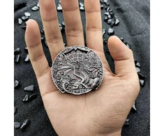 Oruza dnd metalinis ruletės kauliukas, 7-in-1 dnd ruletės kauliukų rinkinys, drakono galvos metaliniai d&amp;d ruletės kauliukai, skirti d&amp;d rpg mtg warhammer 40k sci-fi, karo tematikos stalo žaidimams