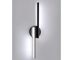 Osairous sieninis šviestuvas led modernus 55 cm, 22 w 2475 lm led sieninis šviestuvas juodas, sieninis apšvietimas prieškambariui 6500 k šaltai balta miegamojo koridoriaus svetainės laiptams