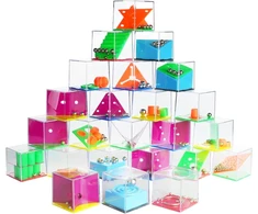 Osdue 24 vnt. kantrybės žaidimų rinkinys, mini dėlionės vaikams, 3d kantrybės žaidimai, advento kalendoriaus įgūdžių žaidimai, suvenyrai, dovanos vakarėliams, dovanėlės