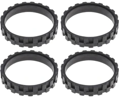 Ototec 4 vnt. ratų padangos, suderinamos su Irobot Roomba 500 600 700 800 900 e5 e6 i7 serijos ratais, pilnas modelių asortimentas, neslystančios, puikus sukibimas ir lengvas montavimas