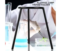 Oumefar Bunseno degiklio trikojis stovas, nerūdijančio plieno laboratorinis Bunseno degiklio trikojis, alkoholio lempos atraminis stovas, laboratoriniai reikmenys