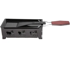 Oumefar Netoksiškas, kaitinamas žvakėmis, raclette griliai, patogus naudoti ir juodas apdorotam sūriui, lengvai valomas