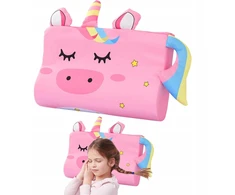Pagalvė vienaragis Rožinė Schlummerkids originali vaikams 45x27 cm