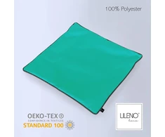 Pagalvėlė 60 x 60 cm [2 vnt. rinkinys] – vandeniui atsparus pagalvėlės užvalkalas turkio žalumo (be pagalvės įdėklo) – vandeniui atsparus pagalvėlės užvalkalas kaip sodo pagalvėlė arba dekoratyvinė pagalvėlė – pagalvėlės užvalkalas