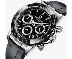 Pagani Design Vk63 Chronograph Vyriškas Laikrodis Nerūdijančio Plieno