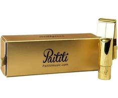 Paititi profesionalus soprano saksofono pūstukas, metalinis, paauksuotas, Nr. 6