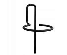 Pakabinama metalinė gėlė Loft vazonas 14cm, juodas